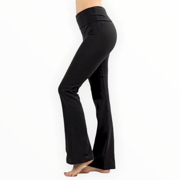 Waist Flare Bootcut Yoga Leggings 